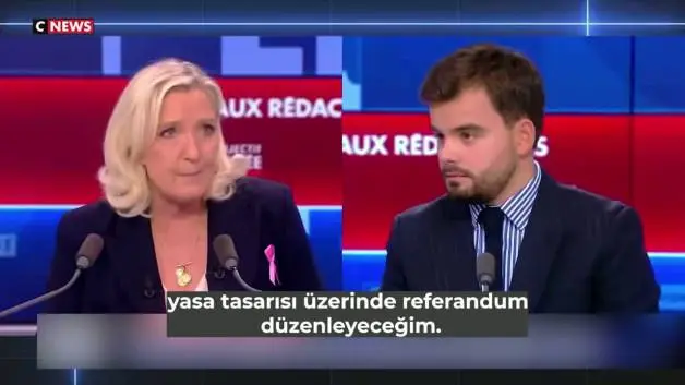 Fransa seçimlere giderken Marine Le Pen’den yeni seçim vaadi: Başörtüsü her yerde yasak olacak!