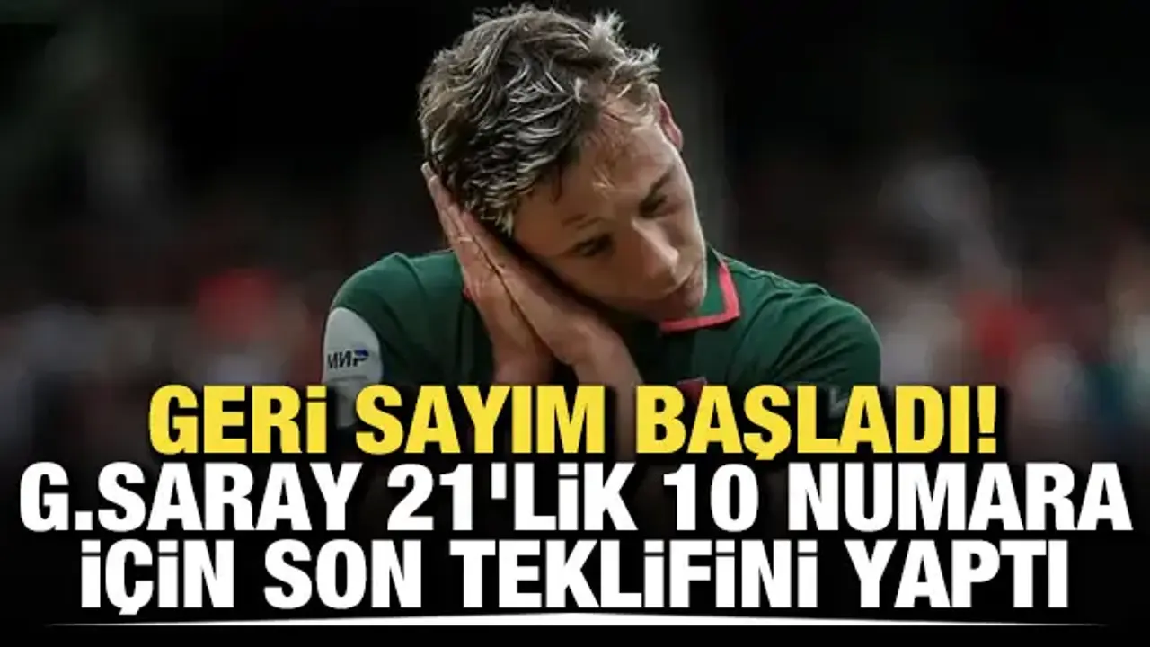 Geri sayım başladı! Galatasaray, 21'lik 10 numara için son teklifini yaptı