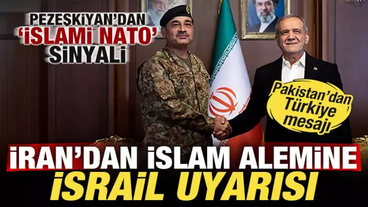 İran'dan tüm İslam alemine İsrail uyarısı! Pezeşkiyan'dan 'İslami NATO' sinyali