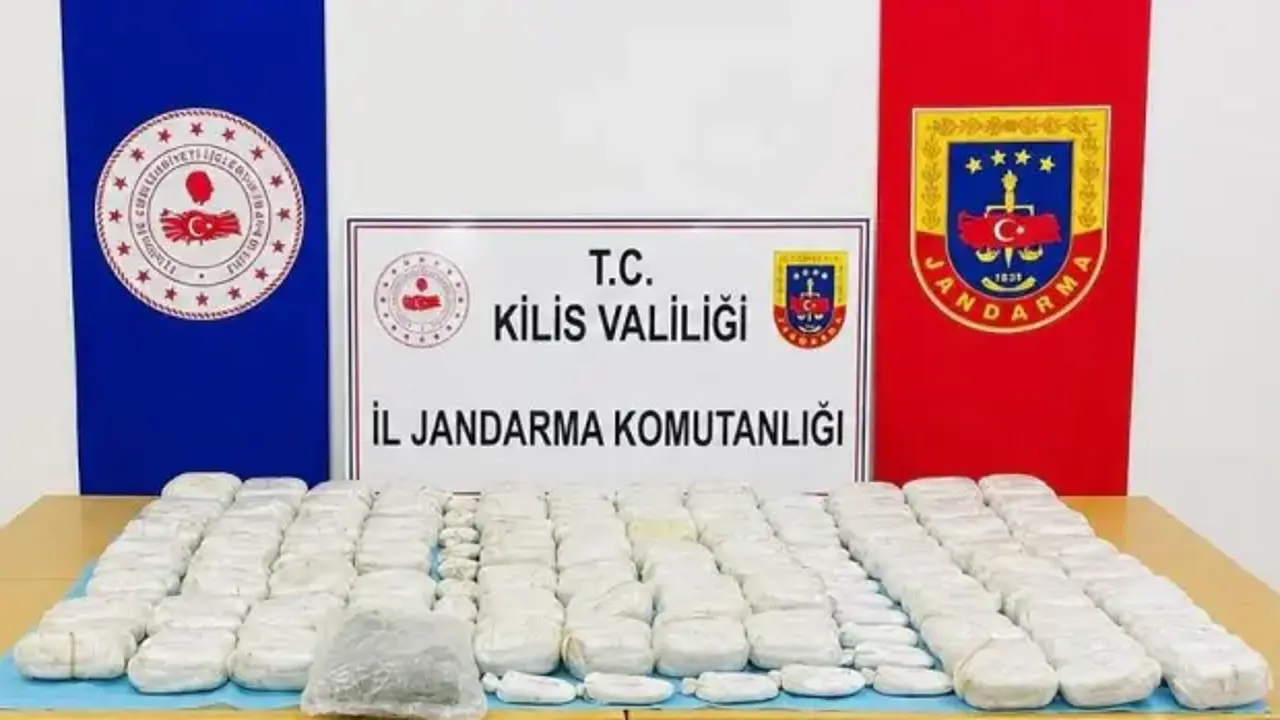 Kilis’te 90 kilogram sentetik uyuşturucu ele geçirildi
