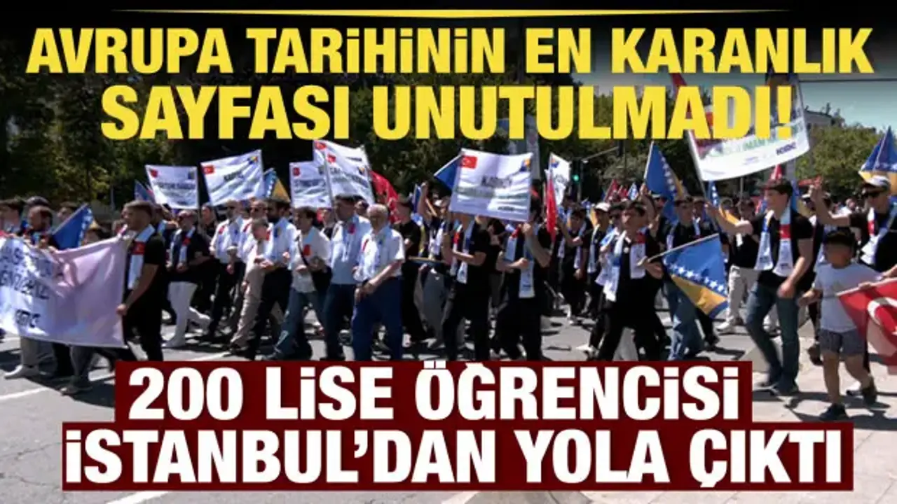 200 öğrenciden anlamlı hareket: 