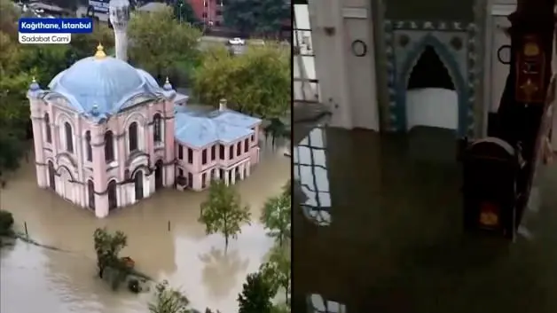 300 Yıllık tarihi camii sular altında kaldı