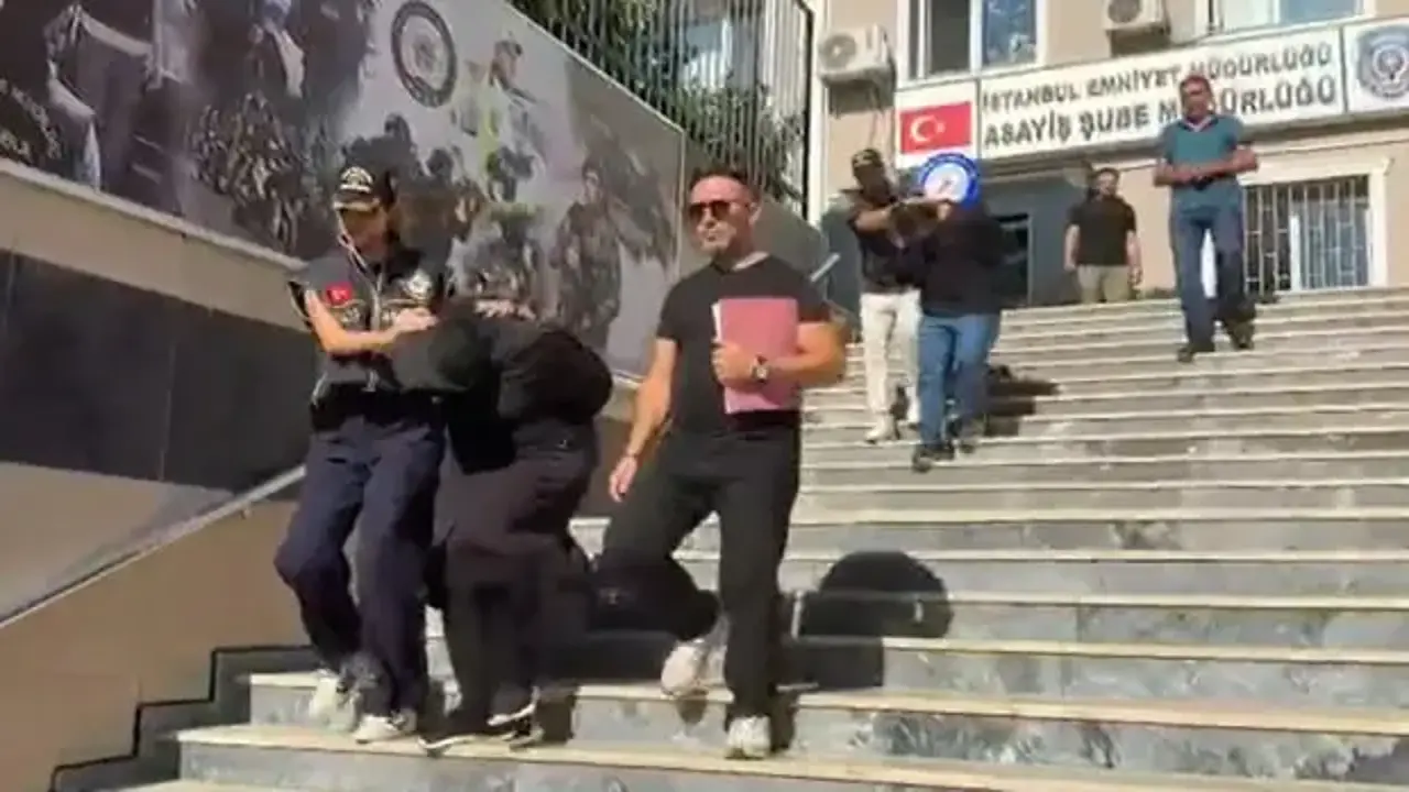 55 kilo altın çalan çift yakayı ele verdi