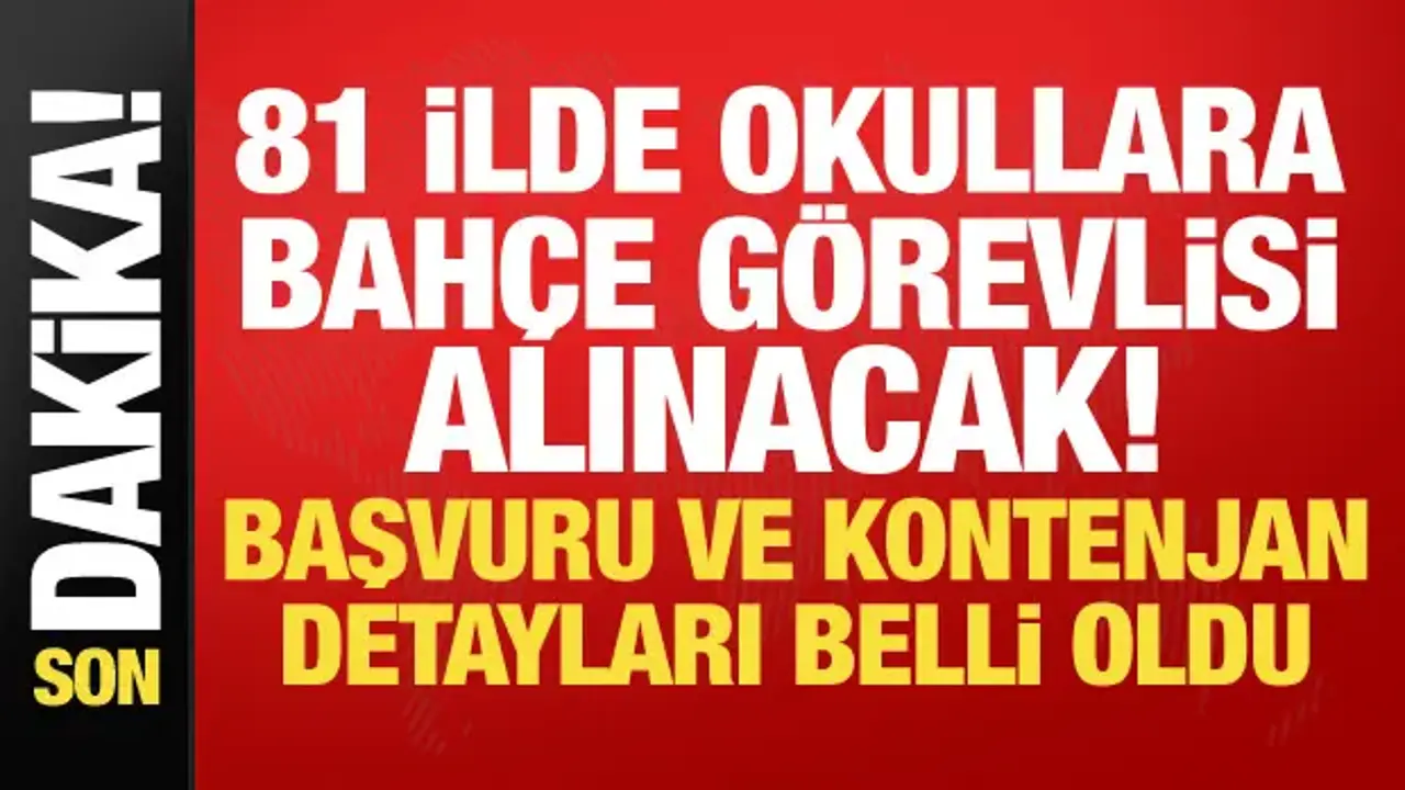 81 ilde 30 bin kişi istihdam edilecek! Kontenjanlar belli oldu