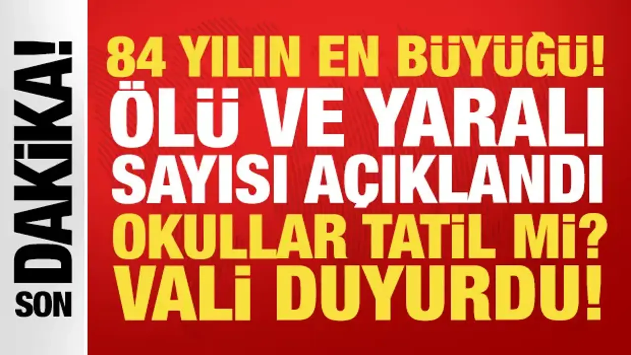 84 yılın en büyük yağışı! Vali Gül acı bilançoyu açıkladı: İstanbul'da okullar tatil