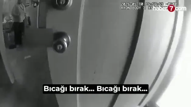ABD'de kan donduran olay! Polis, annesini bıçaklarken öldürdü!