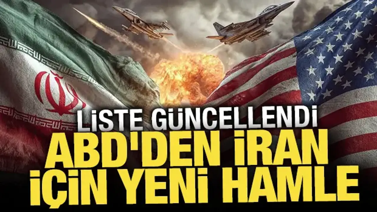 ABD'den İran için yeni hamle