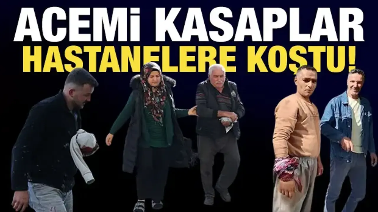 Acemi kasaplar hastanelere koştu!