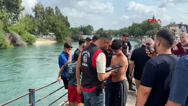 Adana'da tehlikeli serinlik: Kanala giren çocukların ailelerine ceza yağdı!