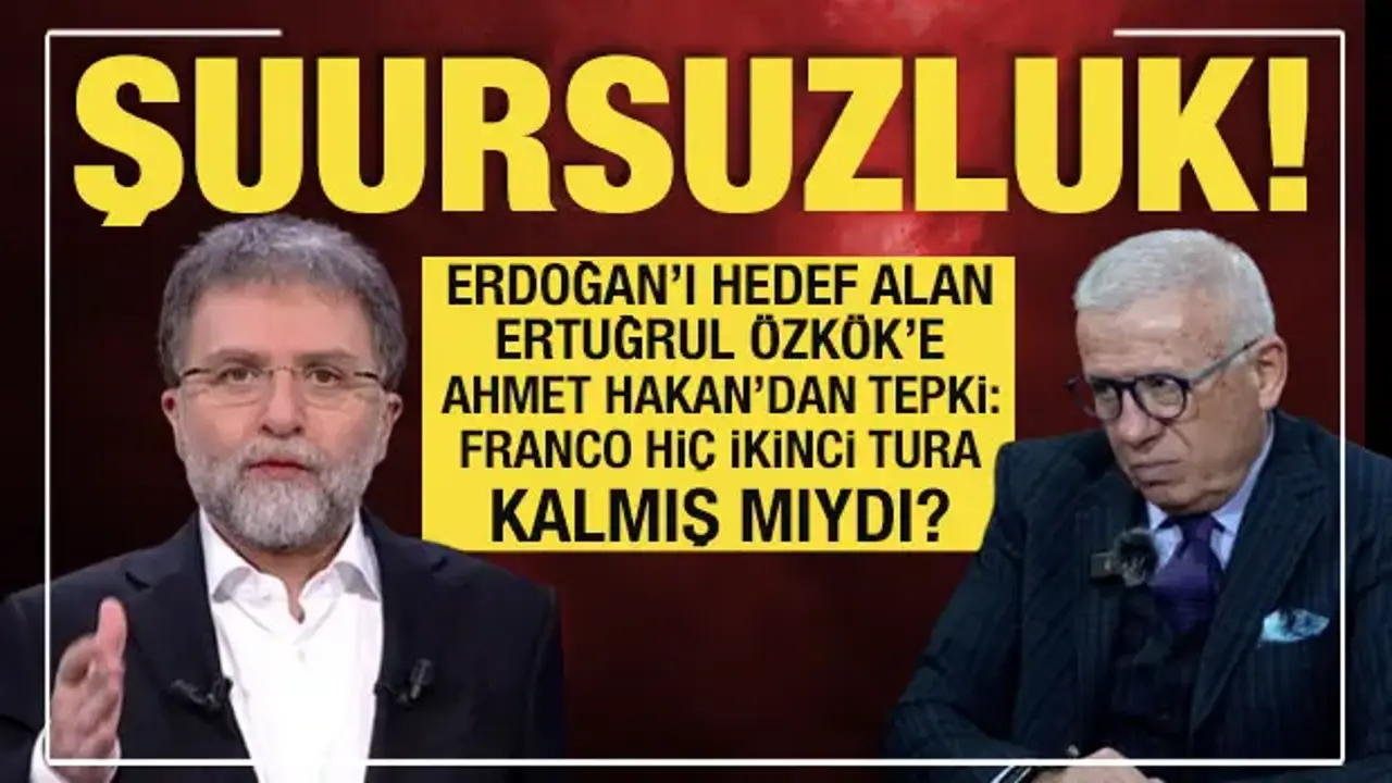 Ahmet Hakan, Ertuğrul Özkök'e sordu: Franco hiç ikinci tura kalmış mıydı?