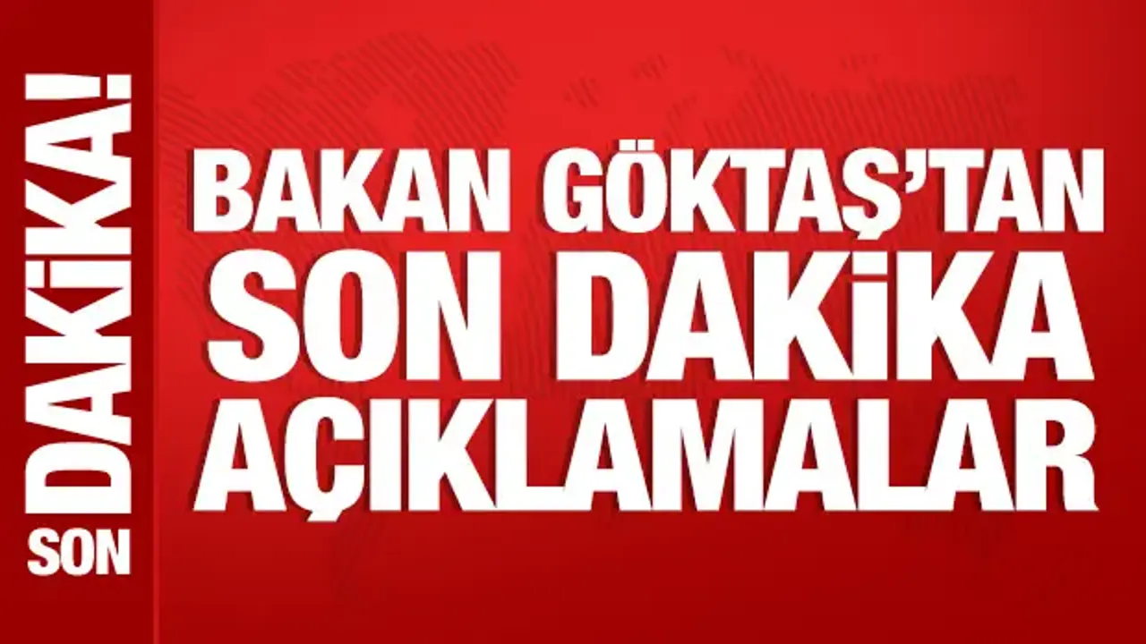 Aile ve Sosyal Hizmetler Bakanı Mahinur Özdemir Göktaş'tan önemli açıklamalar