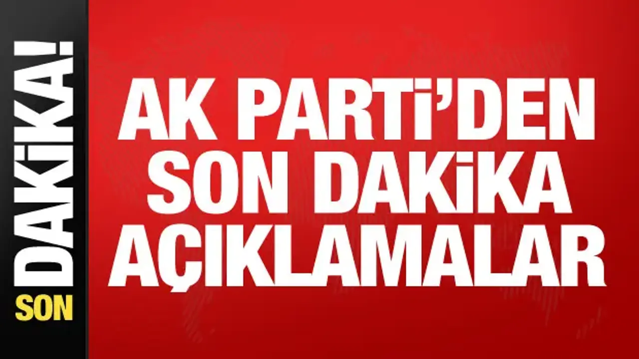 AK Parti'de MKYK toplandı! Ömer Çelik açıklamalarda bulunuyor