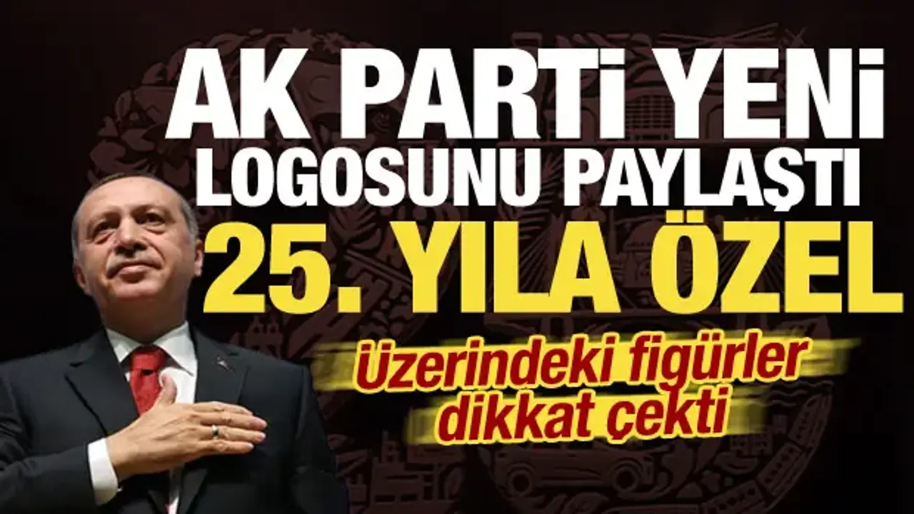 AK Parti'den 25. yıla özel logo! Simgeler dikkat çekti