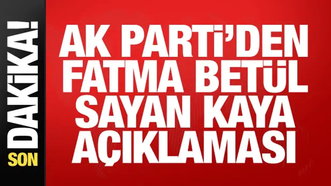 AK Partili İnan'dan Fatma Betül Sayan Kaya açıklaması: Asla dava arkadaşımı olamaz