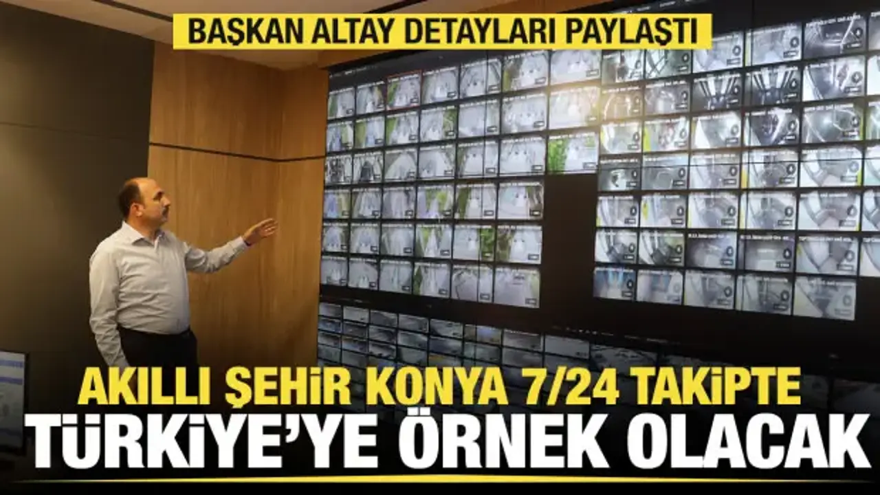 Akıllı şehir Konya'da altyapı 7/24 canlı takipte: Başkan Altay BOOM'u anlattı