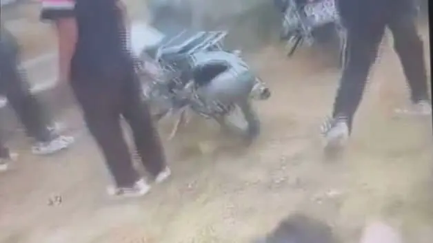 Amasya'da kurusıkı tabancayla tehdit edip, kayda aldı