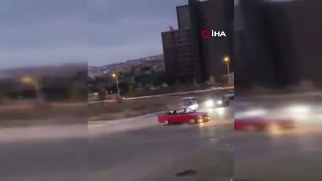 Ankara’da drift yapan sürücüye rekor ceza