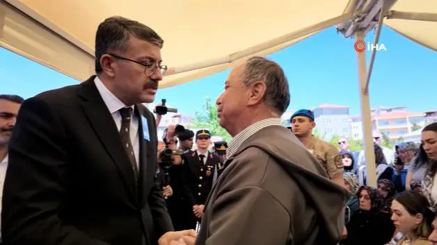 Ankara'da trafik kazasında şehit olan Jandarma Astsubay Üstçavuş Ergün son yolculuğuna uğurlandı