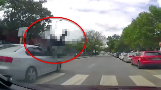 Ankara'da yaya geçidinde feci kaza anbean görüntülendi!