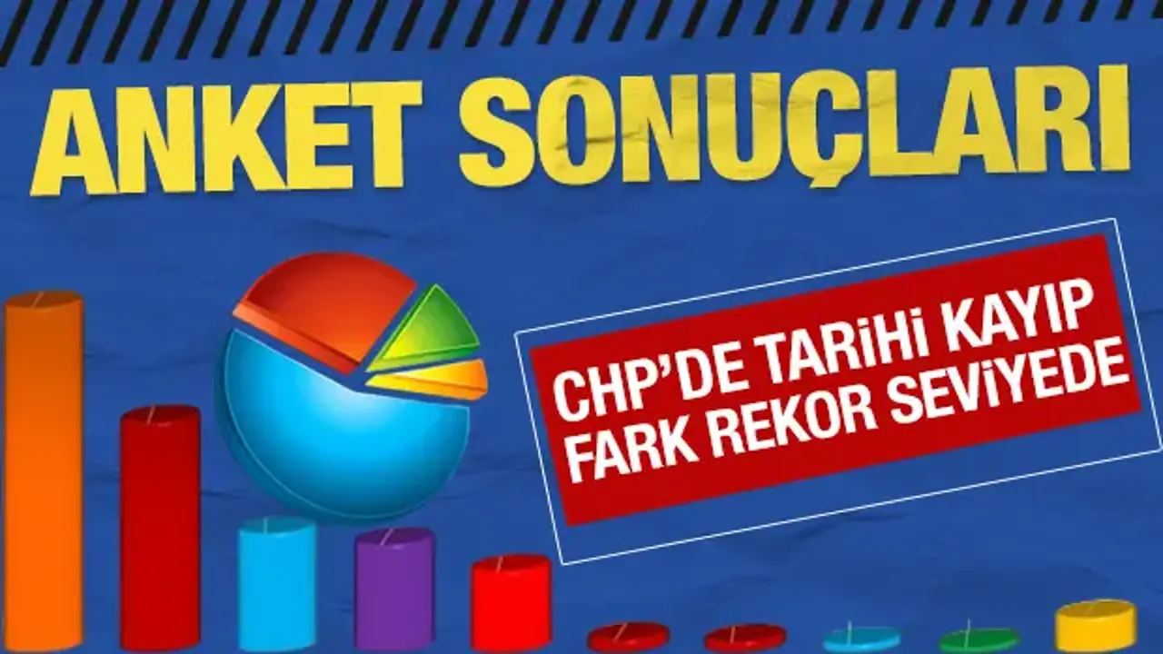 Anket sonuçları geldi: CHP'de tarihi kayıp var, fark rekor seviyelerde