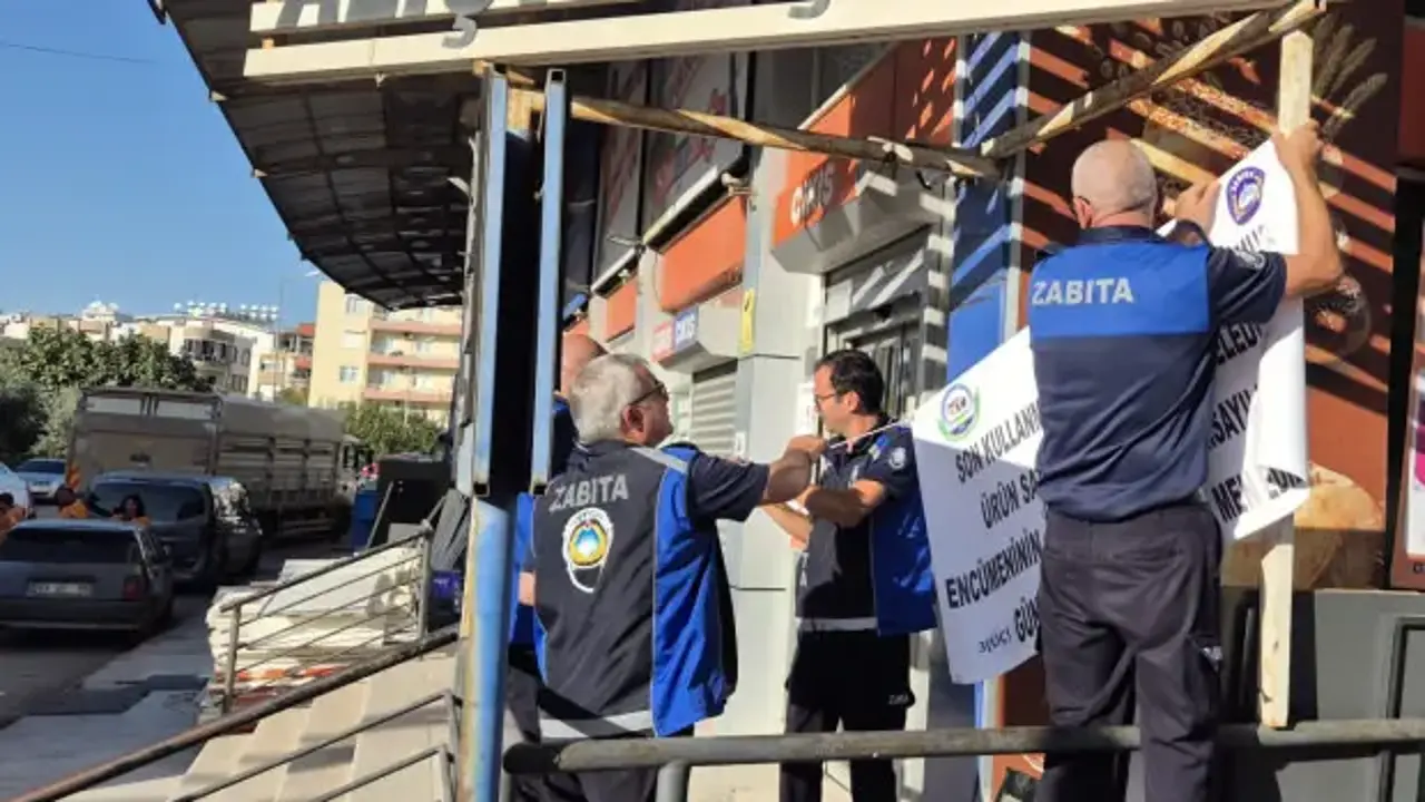 Antalya'da tarihi geçmiş ürün satan zincir market mühürlendi