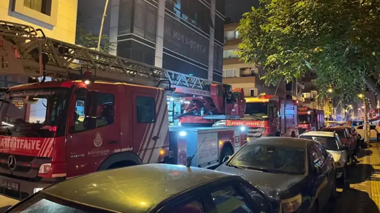 Bahçelievler'de apart otelde korkutan yangın: Büyümeden söndürüldü