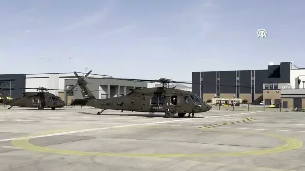 Bakan Çiftçi, Emniyet envanterine alınan T-70 helikopteriyle ilk uçuşunu gerçekleştirdi