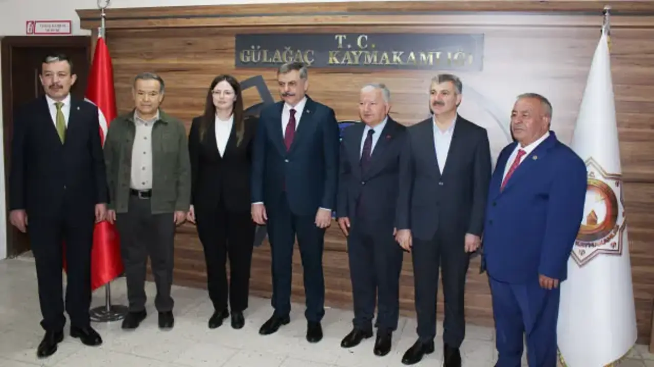 Bakan Çiftçi, kaymakamlık yaptığı ilk görev yeri olan ilçeyi ziyaret etti