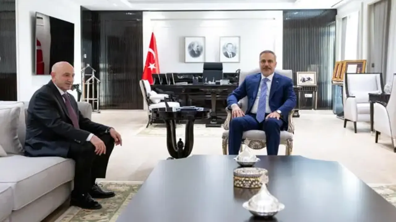 Bakan Fidan Ankara İl Emniyet Müdürü Yüksek'i kabul etti