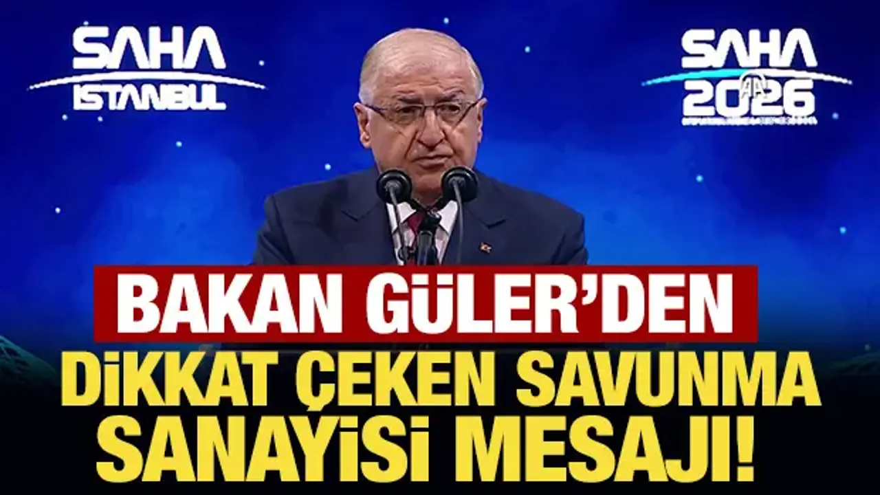 Bakan Güler'den dikkat çeken savunma sanayisi mesajı!