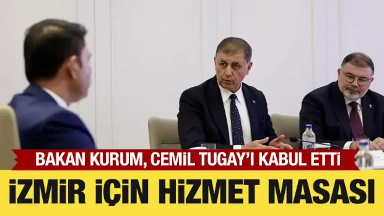 Bakan Kurum, Cemil Tugay ve AK Parti heyetini kabul etti