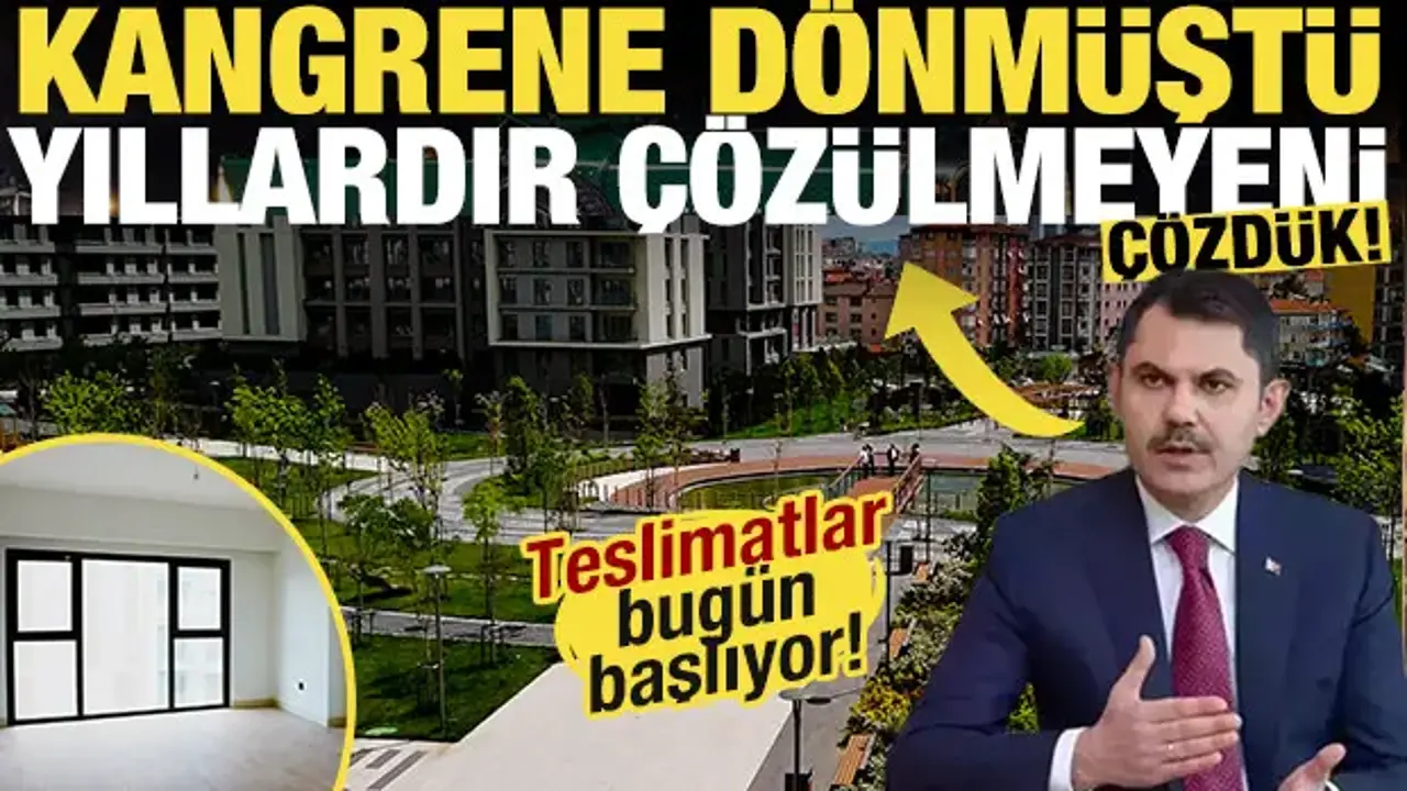 Bakan Kurum: Kangrene dönmüştü, yıllardır çözülmeyeni çözdük!