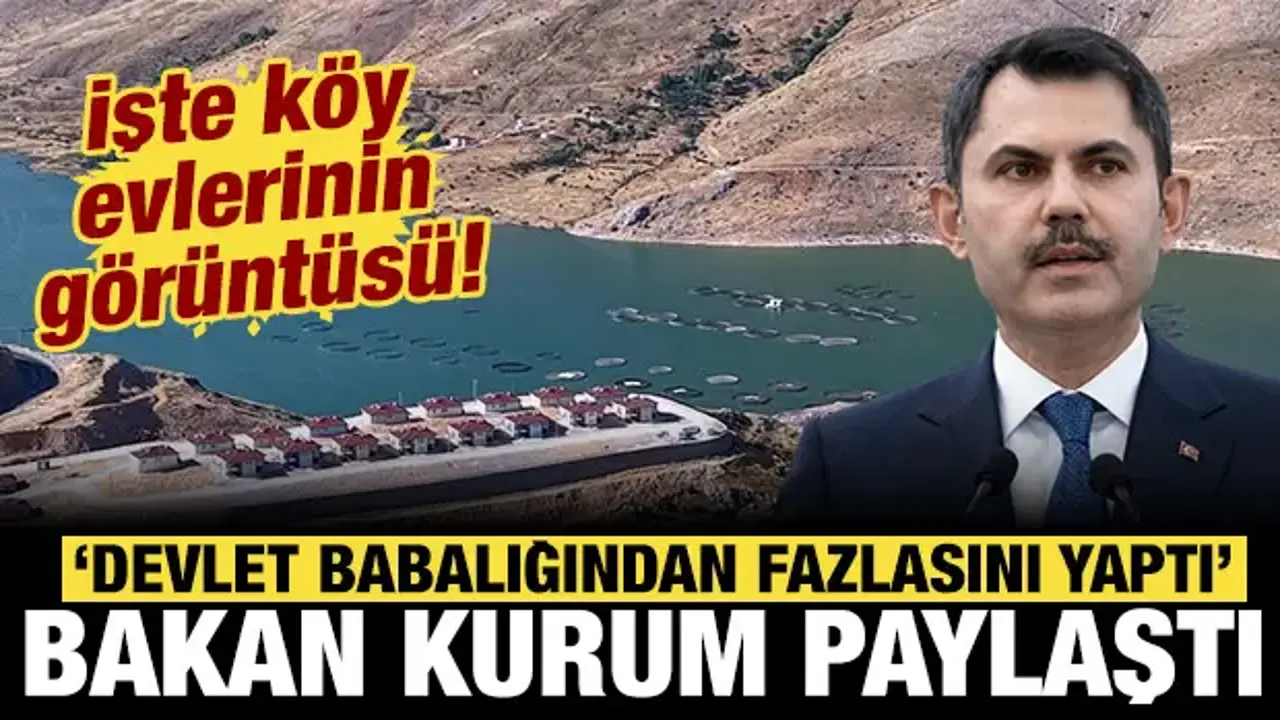 Bakan Kurum paylaştı: Devlet babalığından fazlasını yaptı
