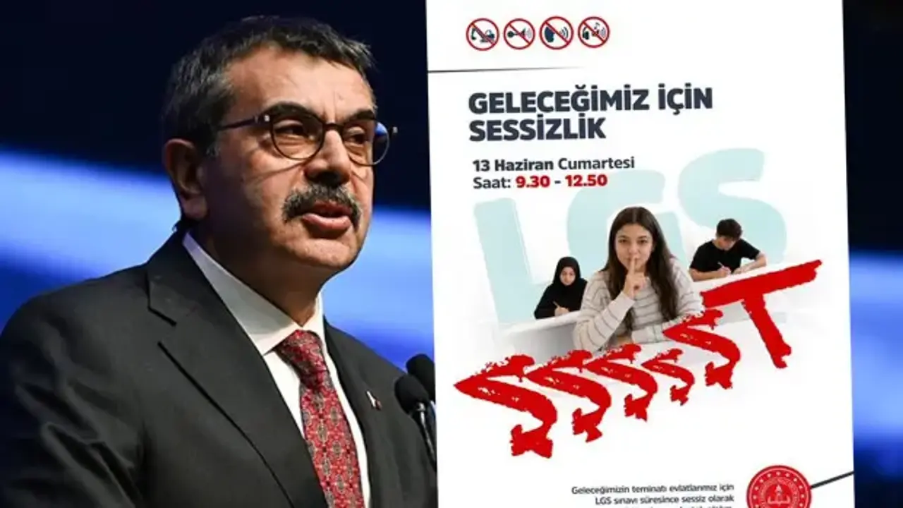 Bakan Tekin'den LGS sınavı için sessizlik çağrısı