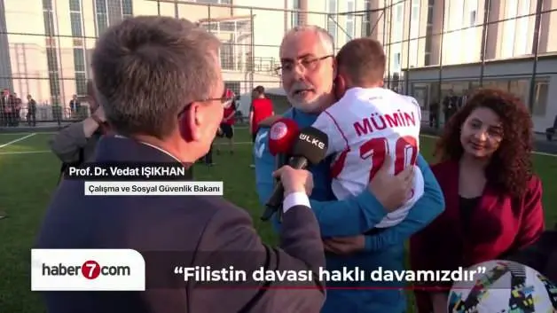 Bakan Vedat Işıkhan “Filistin davası haklı davamızdır