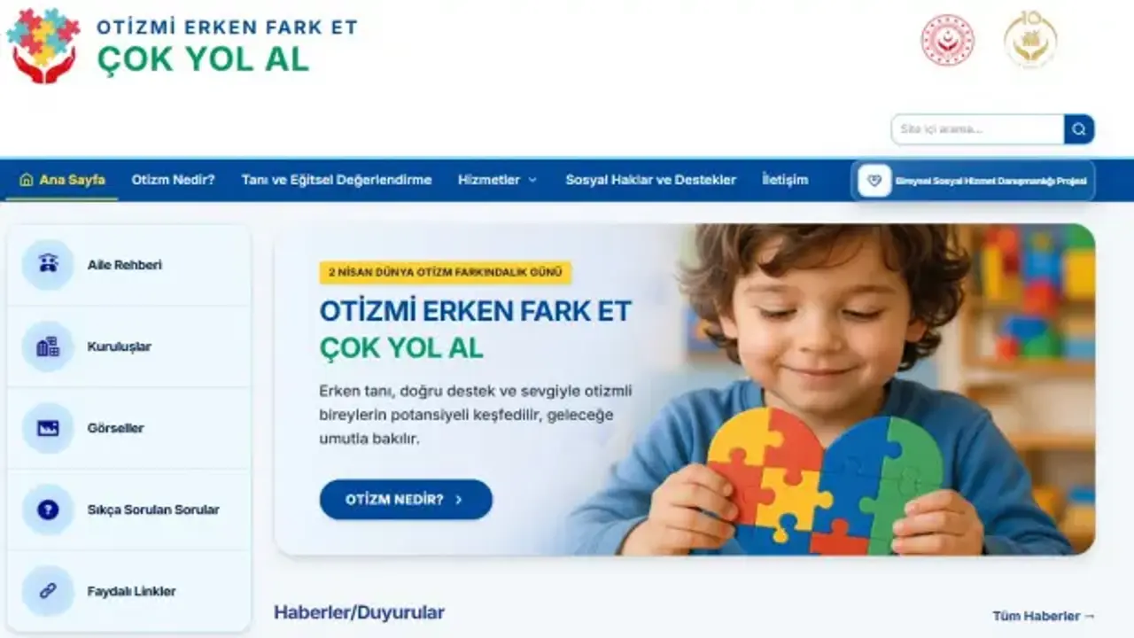 Bakanlık duyurdu: Otizmli bireyler ve aileleri için yeni platform!