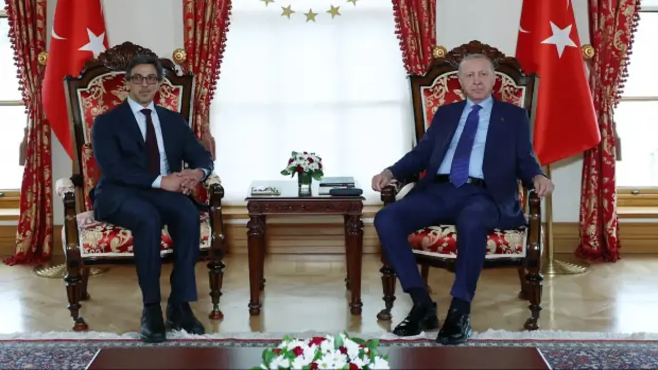 Başkan Erdoğan, Şeyh Mansur'u kabul etti