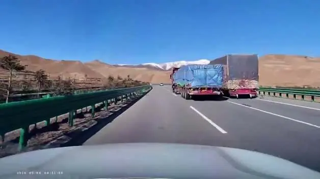 Beklenmedik bir anda önüne kırdı: Meğer tırcının niyeti başkaymış