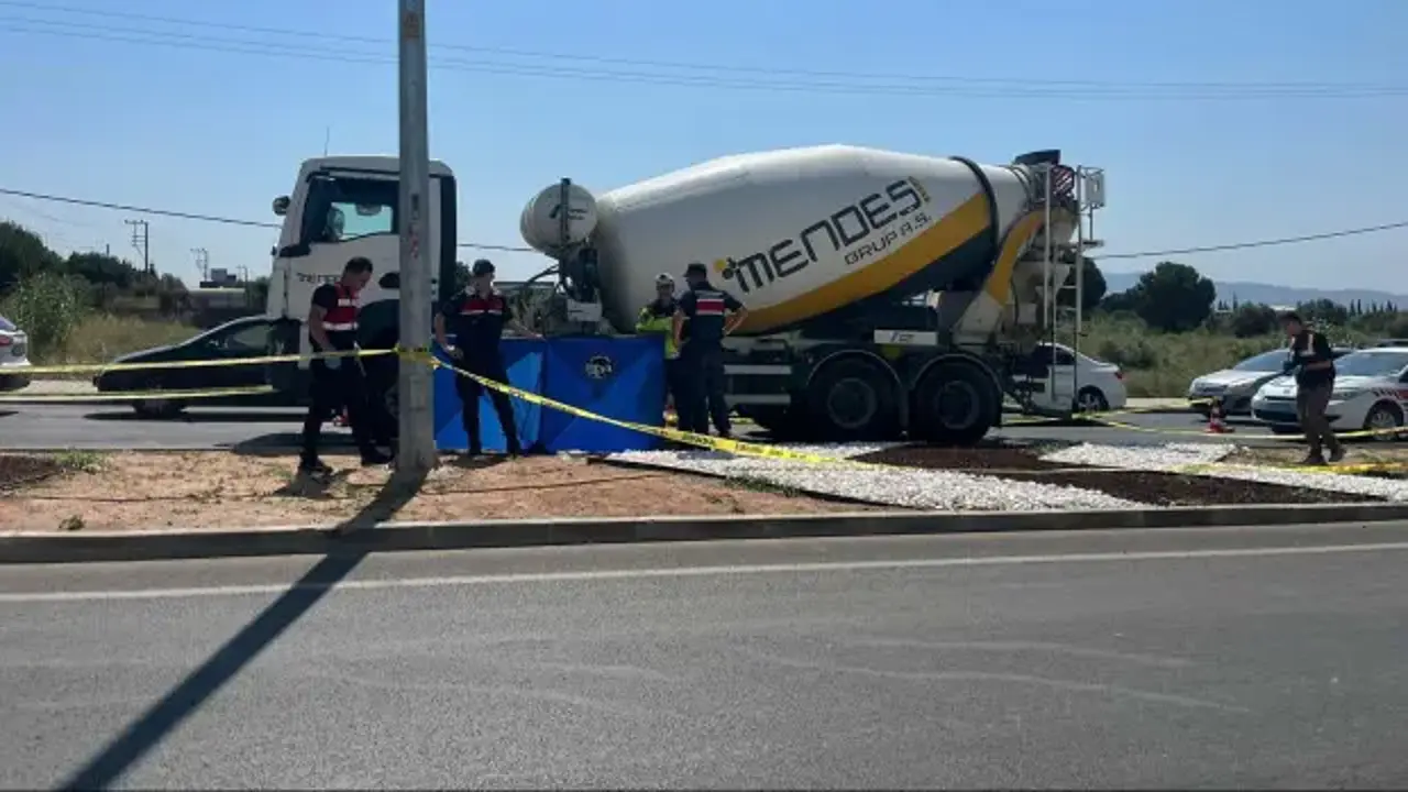 Beton mikserinin çarptığı yaya öldü