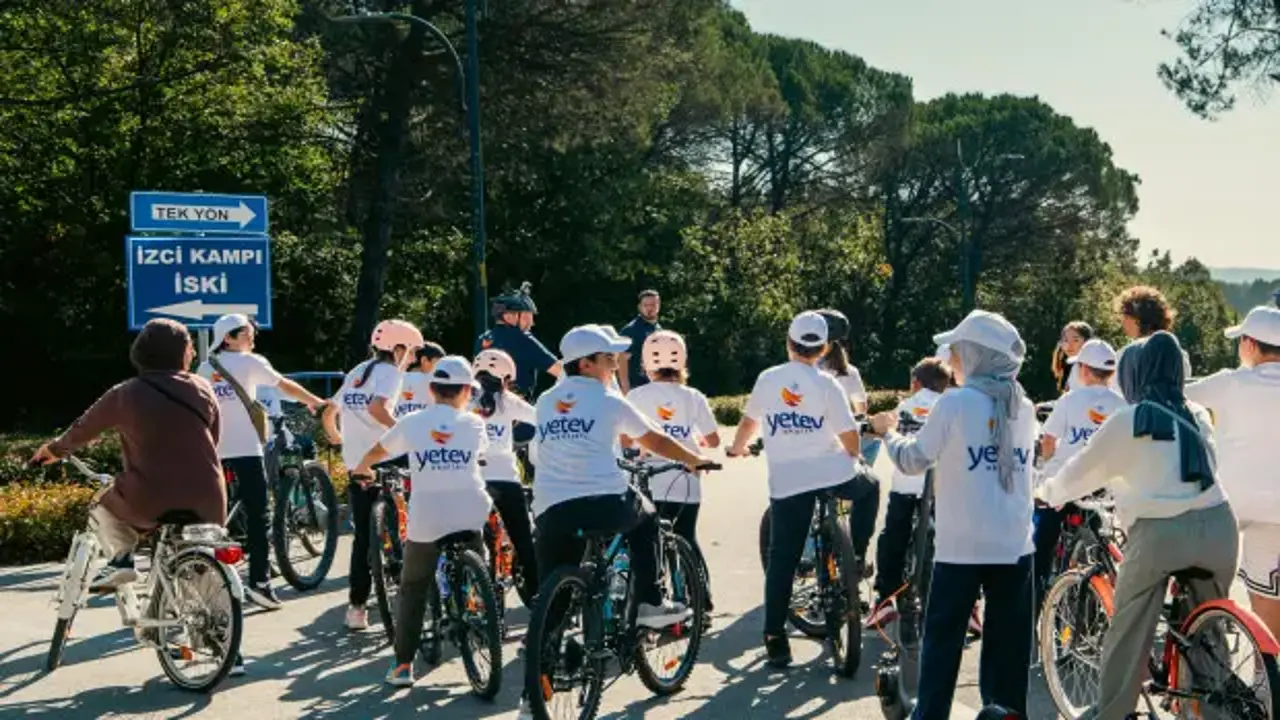 Beykoz'da pedallar doğa ve sağlık için çevrildi