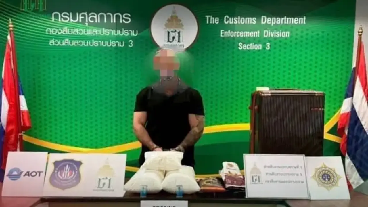 Bir Türk, Tayland'da 12 kilo uyuşturucuyla yakalandı