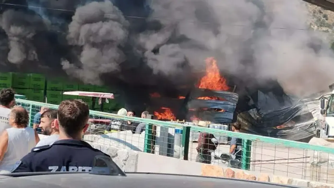 Bodrum'da korkutan yangın! Bir kişi yaralandı