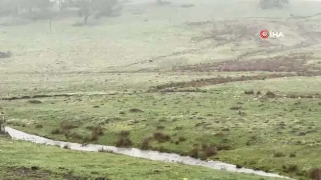 Bolu’da bahar yerini kara bıraktı