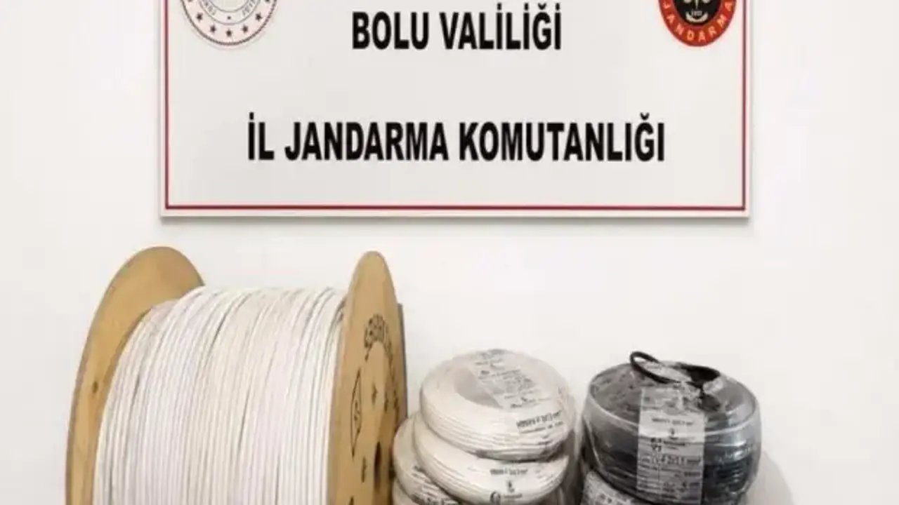 Bolu’da JASAT’tan kaçamadılar: Kablo hırsızları kıskıvrak yakalandı!
