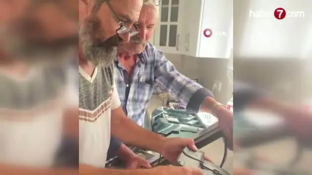 Bozulan aspiratörden kuş çıktı