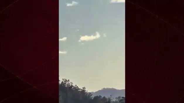 Brezilya'da sıcak hava balonunda yaşanan dehşet anları kameralara yansıdı