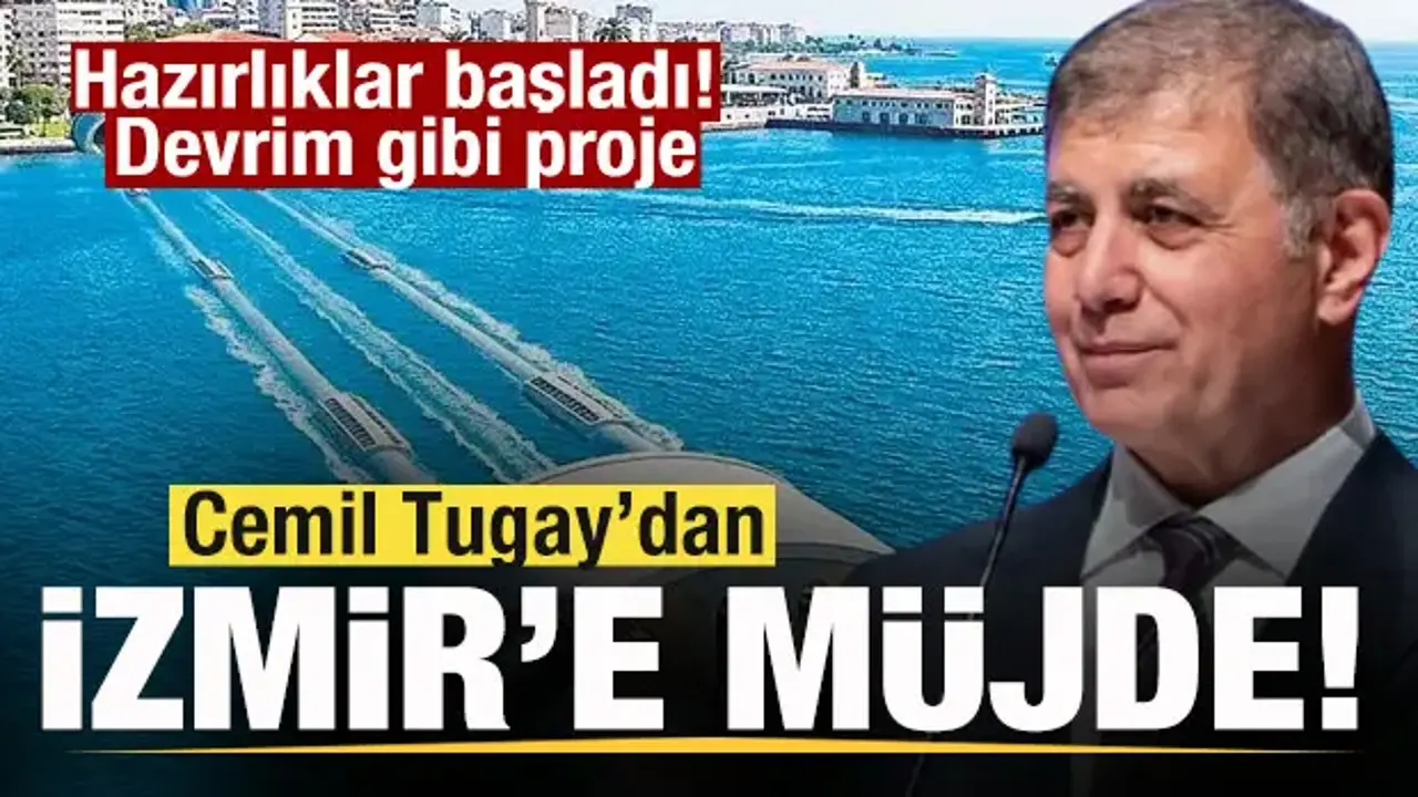 Cemil Tugay'dan İzmir'e müjde! Kolları sıvadı, hazrılıklar başladı! Devrim gibi proje