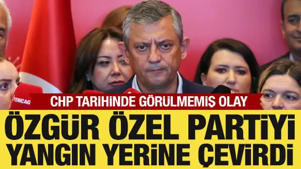 CHP tarihinde görülmemiş olay: Özgür Özel, 2 bin kişiyi ihraç etti