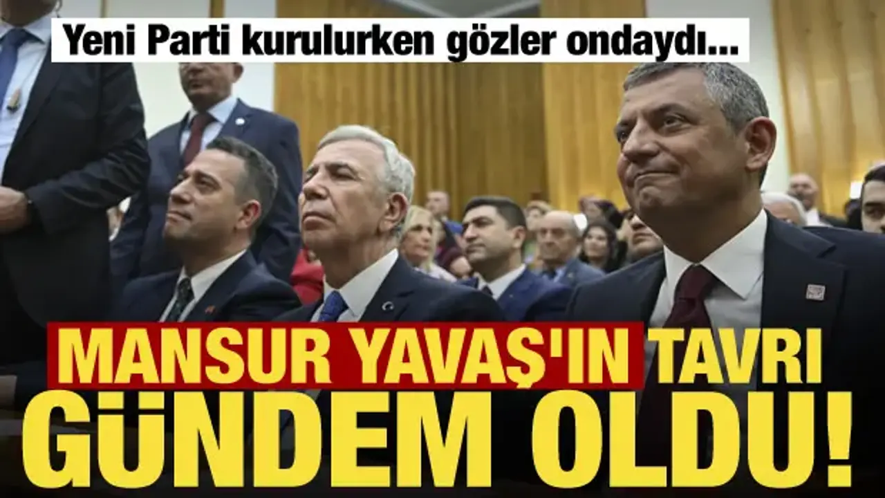 CHP'de deprem yaşanırken Mansur Yavaş yine şaşırtmadı!