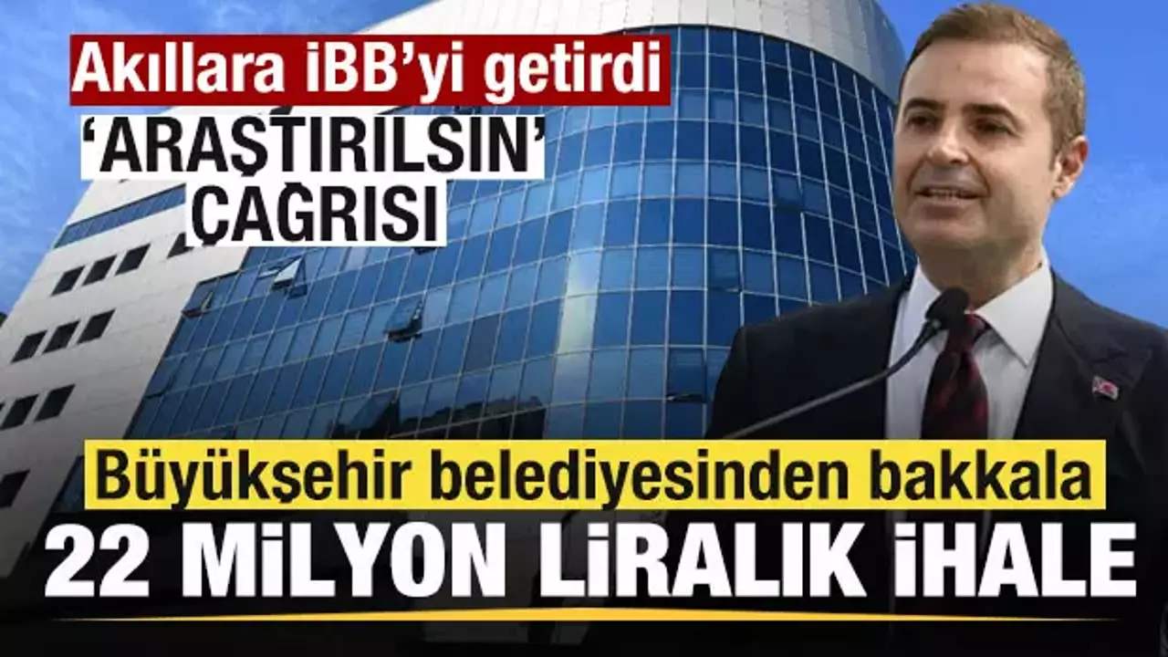 CHP'li Balıkesir Büyükşehir Belediyesi'nden bakkala 22 milyon liralık ihale!